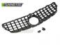 Preview: Upgrade Sportgrill / Kühlergrill passend für Mercedes Benz CLS C218 Facelift (Mopf) 14-18 Hochglanz schwarz / chrom