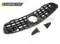 Preview: Upgrade Sportgrill / Kühlergrill passend für Mercedes Benz SL Facelift (Mopf) R231 16-20 Hochglanz schwarz / chrom