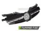Preview: Upgrade Sportgrill / Kühlergrill passend für Mercedes Benz SLK R170 96-04 Hochglanz schwarz /chrom