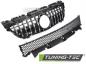 Preview: Upgrade Sportgrill / Kühlergrill passend für Mercedes Benz SLK R172 11-15 Hochglanz schwarz / chrom
