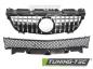 Preview: Upgrade Sportgrill / Kühlergrill passend für Mercedes Benz SLK R172 11-15 Hochglanz schwarz / chrom