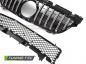 Preview: Upgrade Sportgrill / Kühlergrill passend für Mercedes Benz SLK R172 11-15 Hochglanz schwarz / chrom
