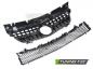 Preview: Upgrade Sportgrill / Kühlergrill passend für Mercedes Benz SLK R172 11-15 Hochglanz schwarz / chrom