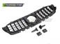Preview: Upgrade Sportgrill / Kühlergrill passend für Mercedes Benz A-Klasse W177 18-22 Hochglanz schwarz/chrom