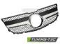Preview: Upgrade Sportgrill / Kühlergrill passend für Mercedes Benz GLK (X204) 13-15 Hochglanz schwarz/silber