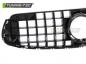 Preview: Upgrade Sportgrill / Kühlergrill passend für Mercedes Benz GLC (C253 / X253) 19-22 Hochglanz schwarz