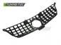Preview: Upgrade Sportgrill / Kühlergrill passend für Mercedes Benz ML W166 11-15 Hochglanz schwarz/chrom