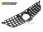 Preview: Upgrade Sportgrill / Kühlergrill passend für Mercedes Benz ML W166 Facelift (Mopf) 15-19 Hochglanz schwarz/Chrom