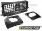Preview: Upgrade Sportgrill / Kühlergrill + Scheinwerferblenden / Rahmen passend für Mercedes Benz G-Klasse W464 18-24 Hochglanz schwarz
