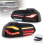 Preview: Voll LED Upgrade Design Rückleuchten für VW Golf 6 (VI) 08-12 schwarz/rauch in OLED Technik mit dynamischen Blinkern