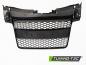 Preview: Upgrade Sportgrill / Kühlergrill für Audi TT 8J Coupe/Roadster 06-14 Hochglanz schwarz in Wabendesign