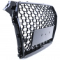 Preview: Upgrade Design Kühlergrill Wabengrill Schwarz Hochglanz für Audi A4 B9 ab 2015-2019 kein RS4