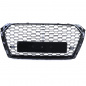 Preview: Upgrade Design Kühlergrill Wabengrill Schwarz Hochglanz für Audi A4 B9 ab 2015-2019 kein RS4
