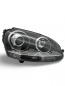 Preview: Upgrade Black/Chrom-Design Scheinwerfer für VW Golf 5 03-09 schwarz/chrom