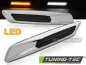 Preview: Upgrade LED Seitenblinker für BMW 5er E61/E61, 1er E81/E82/E87, 3er E90/E91, 3er Coupe/Cabrio E92/E93 04-10 silber/rauch
