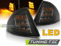 Preview: Upgrade Klarglas LED Frontblinker für BMW 3er E46 Limousine/Touring 98-01 schwarz