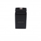 Preview: Black Edition Staufach Mittelkonsole Ablage für Peugeot Traveller 16-21 mit RGB Farbwechsel-LED Beleuchtung, USB und Induktions-Ladestation