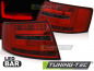 Preview: LED Lightbar Design Rückleuchten für Audi A6 4F (C6) 04-08 Limousine rot/rauch (7Pin)
