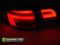 Preview: Voll LED Lightbar Design Rückleuchten für Audi A3 8P Sportback 08-12 rauch/chrom mit dynamischem Blinker