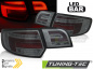 Mobile Preview: Voll LED Lightbar Design Rückleuchten für Audi A3 8P Sportback 08-12 rot/chrom mit dynamischem Blinker
