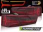 Preview: VOLL LED Lightbar Design Rückleuchten Set passend für Audi A6 4G (C7) Limousine 11-14 rot/klar mit dynamischem Blinker