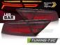 Preview: Voll LED Lightbar Design Rückleuchten Set passend für Audi A7 C7 (Vorfacelift) Sportback 10-14 rot/rauch mit dyn. Blinker