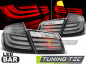 Preview: LED Lightbar Design Rückleuchten für BMW 5er F10 10-13 schwarz/grau