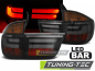 Preview: LED Lightbar Design Rückleuchten für BMW X5 E70 07-10 schwarz/rauch LCI Optik