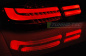 Preview: LED Lightbar Design Rückleuchten für BMW 3er E92 Coupe 06-10 rot/klar LCI Optik