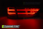 Preview: LED Lightbar Design Rückleuchten für BMW X1 E84 09-12 rot/klar