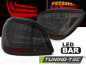 Preview: LED Lightbar Design Rückleuchten für BMW 5er E60 Limousine 03-07 schwarz/rauch