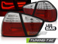 Preview: LED Lightbar Design Rückleuchten für BMW 3er E90 05-08 rot/klar