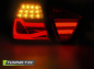 Mobile Preview: LED Lightbar Design Rückleuchten für BMW 3er E90 05-08 rot/klar