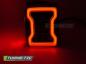 Preview: VOLL LED Lightbar Design Rückleuchten Set für Chrysler Jeep Wrangler JK 07-18 schwarz/klar mit dyn. Blinker