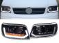 Preview: Upgrade LED Tagfahrlicht Scheinwerfer VW T5 03-09 dynamisch schwarz