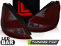 Preview: LED Lightbar Design Rückleuchten für Ford Fiesta MK7 12-16 rot/rauch mit LED Blinker
