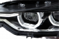 Preview: VOLL LED Upgrade Tagfahrlicht Scheinwerfer Set für BMW 3er F30 / F31 11-15 schwarz