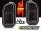 Preview: VOLL LED Lightbar Union Jack Design Rückleuchten Set für Mini Clubman R55 07-14 schwarz/rauch