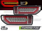 Preview: Voll LED Lightbar Design Rückleuchten für Suzuki Jimny 18+ chrom mit dynamischem Blinker