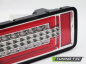 Preview: Voll LED Lightbar Design Rückleuchten für Suzuki Jimny 18+ chrom mit dynamischem Blinker