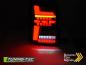 Preview: Voll LED Lightbar Design Rückleuchten für VW T6.1 20+ rot/klar mit dynamischem Blinker