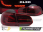 Preview: OLED Upgrade Design Rückleuchten Set für VW Golf 6 (VI) 08-12 rot mit dynamischem Blinker