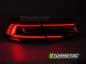 Preview: VOLL LED Upgrade Design Rückleuchten Set passend für VW Passat B8 14-19 Limousine rot