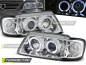 Preview: Angel Eyes Scheinwerfer für Audi A3 (8L) 96-00 chrom