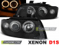 Preview: XENON Upgrade Design Angel Eyes Scheinwerfer für Audi A4 B6 00-04 schwarz