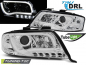 Preview: LED Tagfahrlicht Scheinwerfer für Audi A6 4B 97-01 chrom LTI