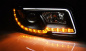 Preview: LED Tagfahrlicht Design Scheinwerfer für Audi A4 B6 00-04 schwarz