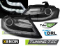 Preview: Xenon LED Tagfahrlicht Scheinwerfer für Audi A4 B8 08-11 schwarz