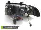 Preview: LED Angel Eyes Scheinwerfer für Audi A4 B5 94-98 schwarz CCFL