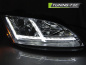 Preview: XENON LED Tagfahrlicht Scheinwerfer für Audi TT 8J 06-10 chrom mit Kurvenlicht